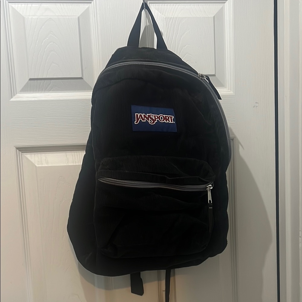 JanSport Black Classic Backpack Streamlined Design